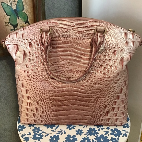 Brahmin Lrg Duxbury satchel in pink icing 🧁 - Picture 3 of 16